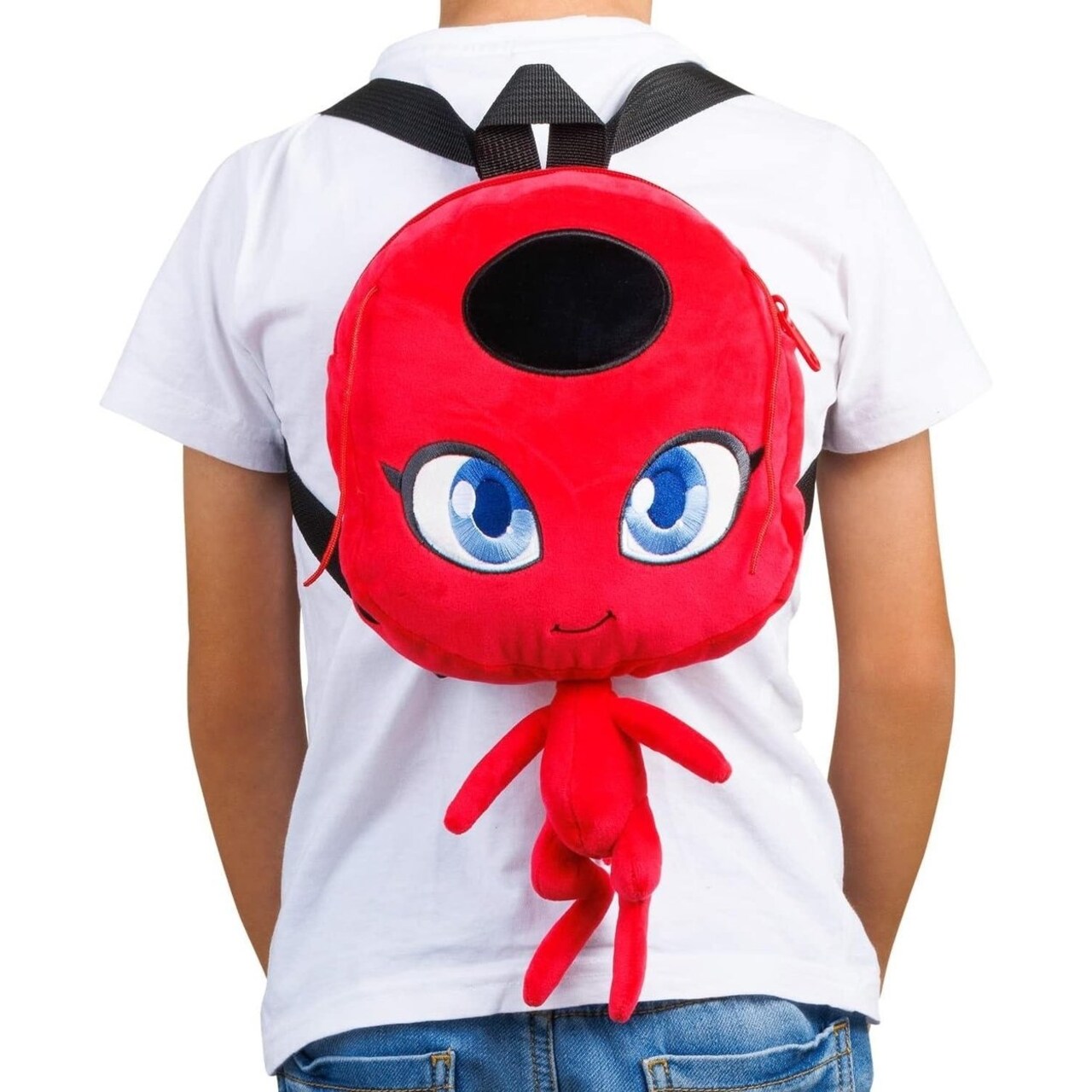 PMI International Miraculous Ladybug Tikki Plush Backpack 12
